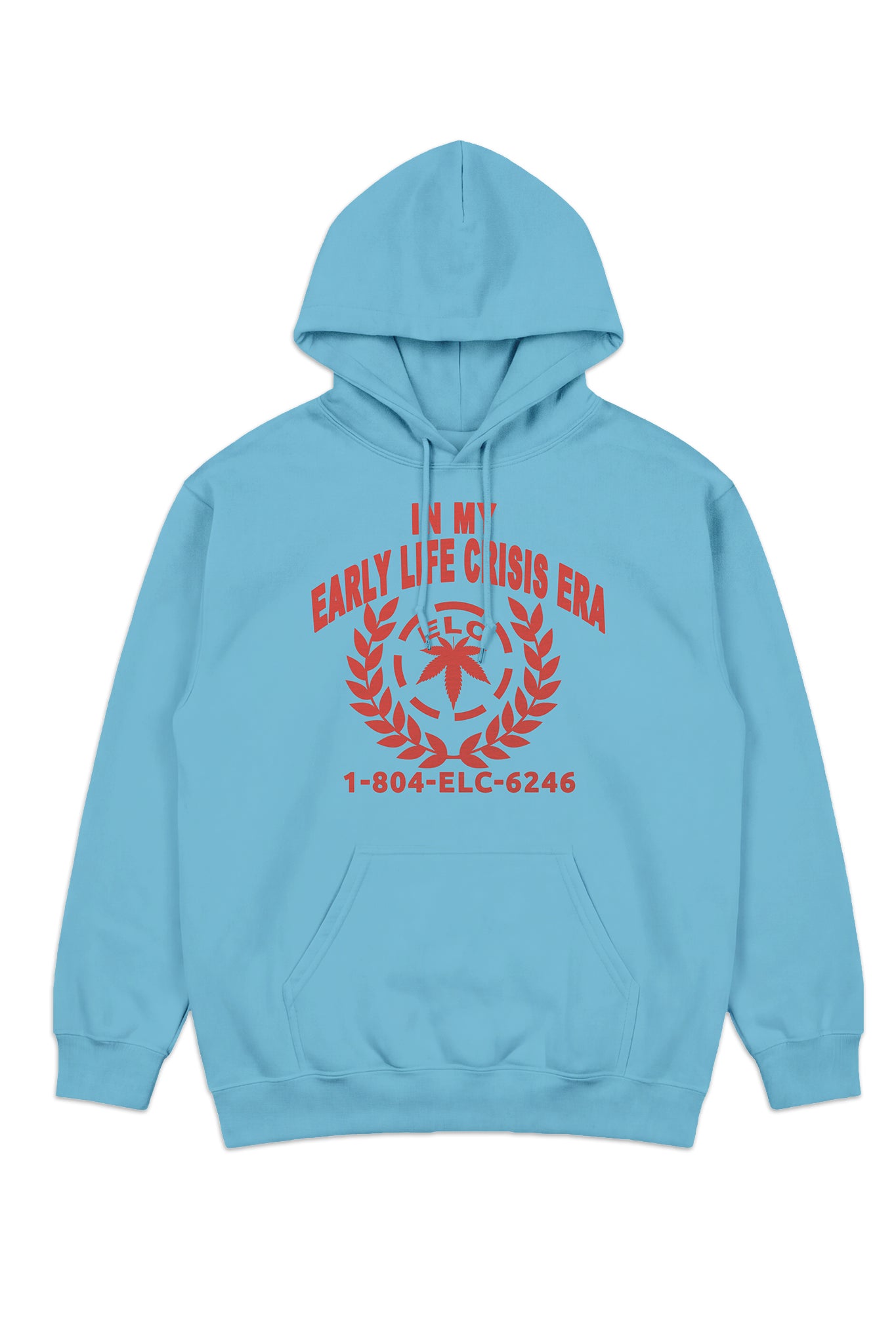 BLUE ELC ERA HOODED SWEATSHIRT