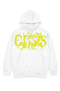WHITE CRISIS HOODED SWEATSHIRT