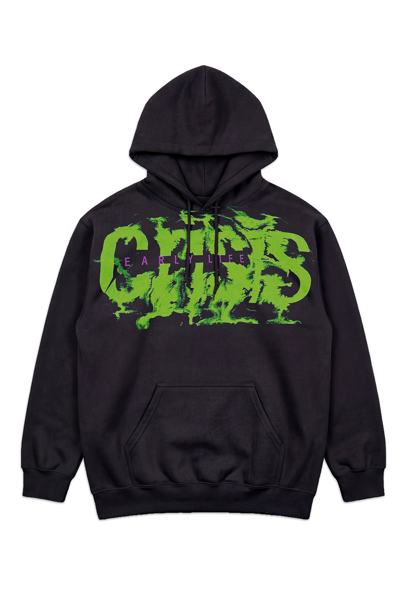 BLACK CRISIS HOODED SWEATSHIRT