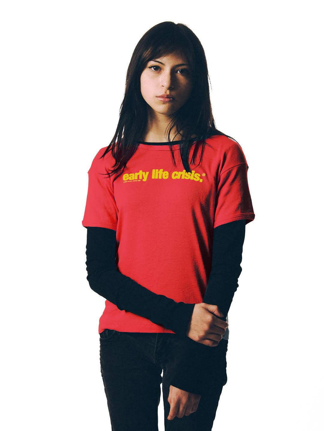 RED WORDMARK T-SHIRT