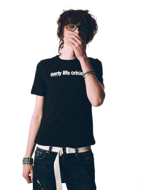 BLACK WORDMARK T-SHIRT