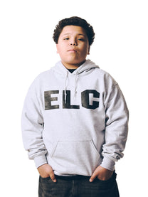 GREY ELC HOODED SWEATSHIRT