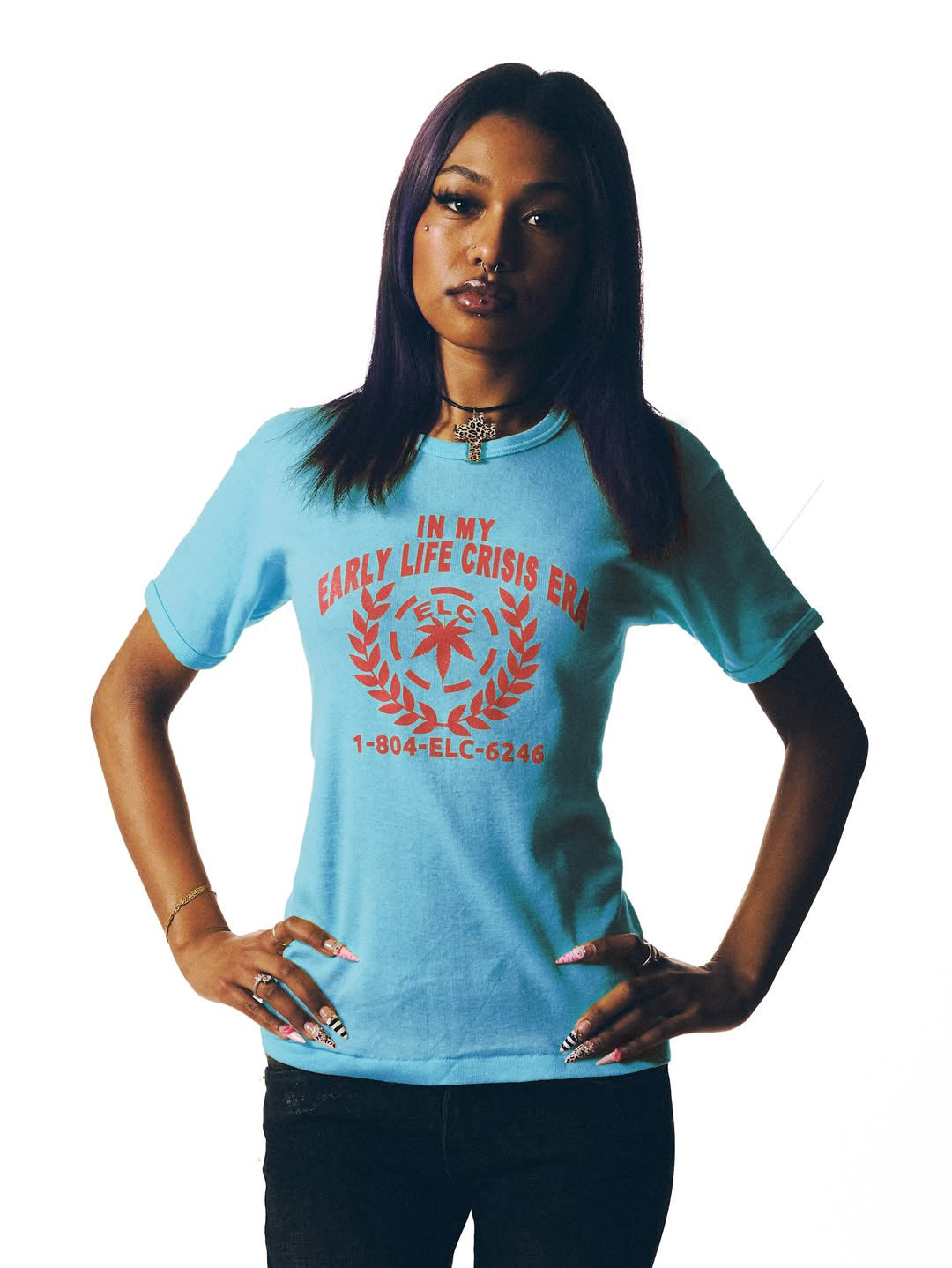 BLUE ELC ERA T-SHIRT