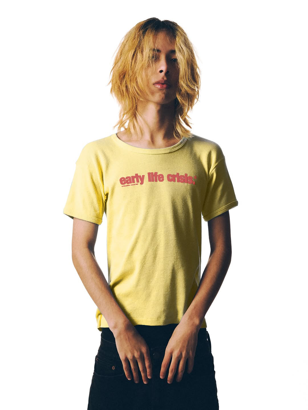 YELLOW WORDMARK T-SHIRT