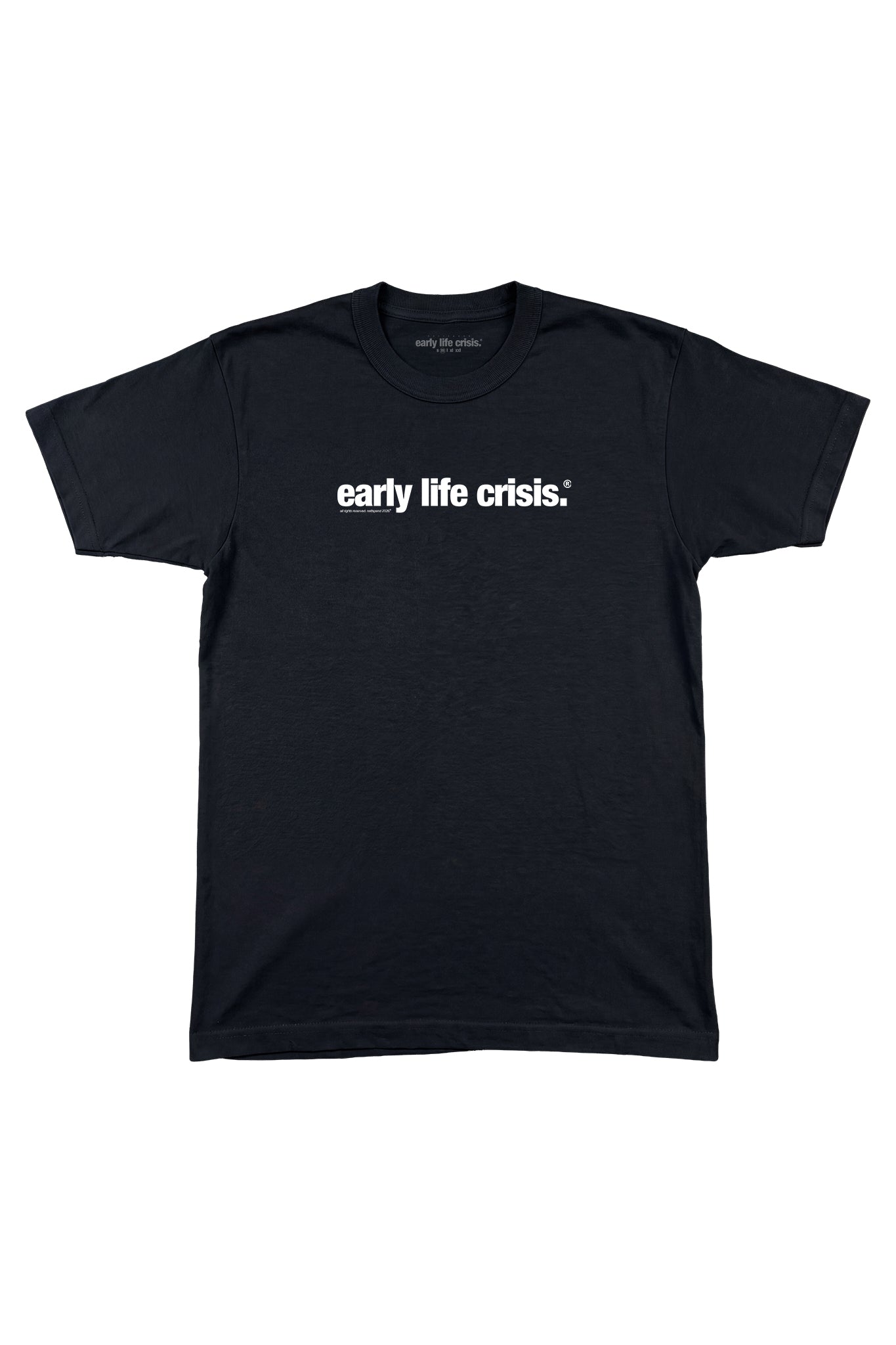 BLACK WORDMARK T-SHIRT