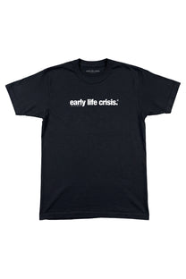 BLACK WORDMARK T-SHIRT