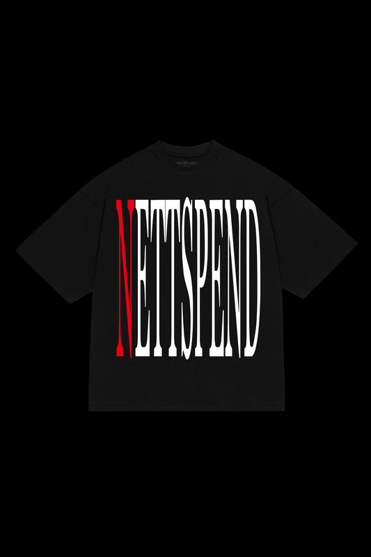 BLACK WORDMARK T-SHIRT