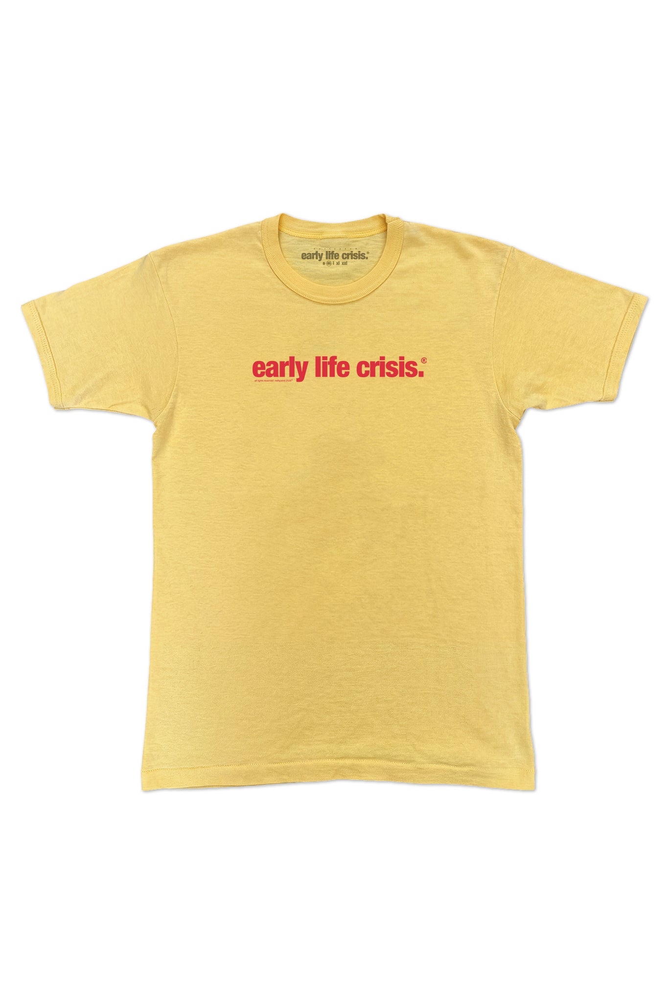 YELLOW WORDMARK T-SHIRT