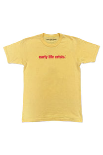 YELLOW WORDMARK T-SHIRT